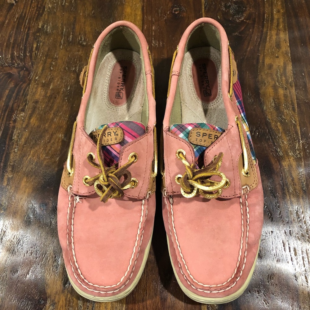 Sperry Top-Sider Pink Leather Boat Shoes